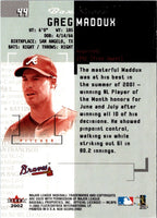 2002 Fleer Box Score Classic Miniatures Greg Maddux #44