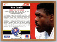 1991 Score Ken Lanier #477