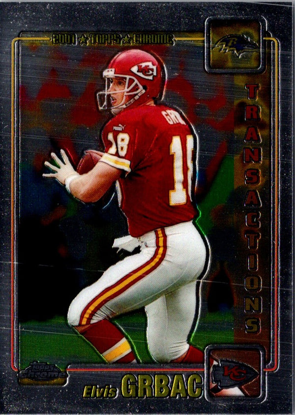 2001 Topps Chrome Elvis Grbac #185