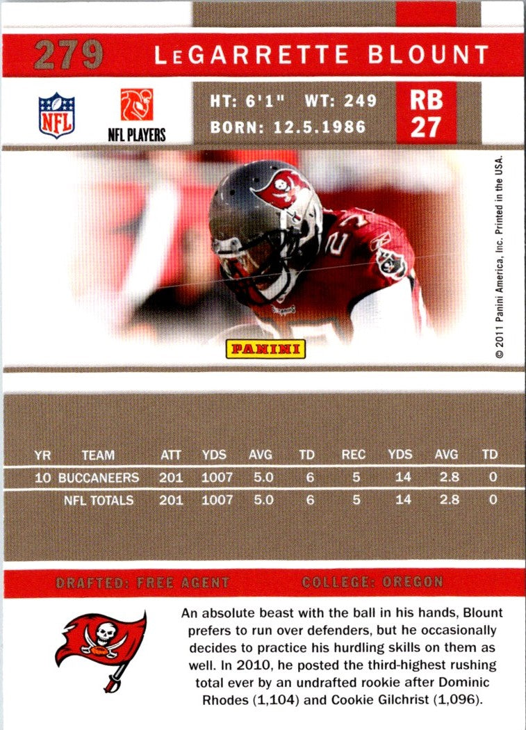 2011 Score LeGarrette Blount