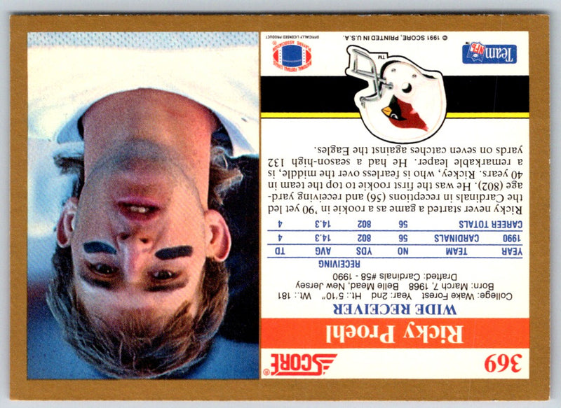 1991 Score Ricky Proehl