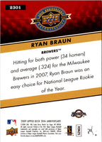 2008 Upper Deck All Rookie Team Signatures Ryan Braun #ART-RB