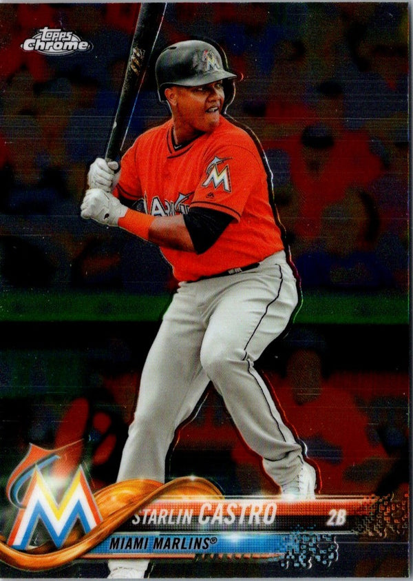 2018 Topps Chrome Starlin Castro #141