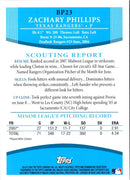 2008 Bowman Prospects Zachary Phillips