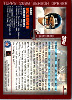 2000 Topps Season Opener Cade McNown #9
