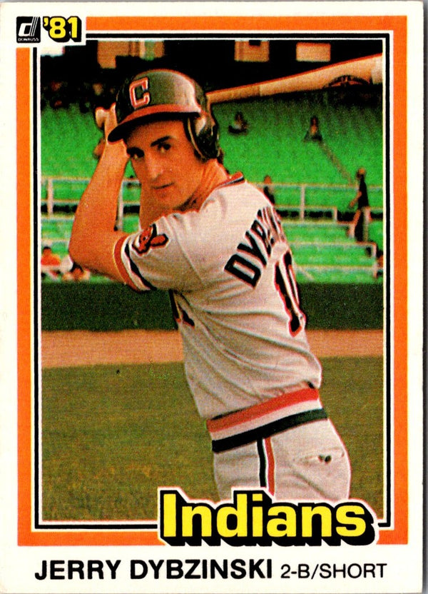 1981 Donruss Jerry Dybzinski #438 Rookie