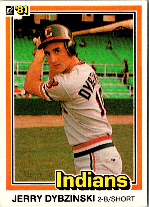 1981 Donruss Jerry Dybzinski #438 Rookie