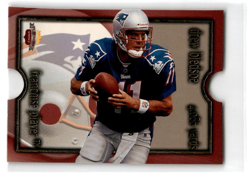 1997 Score Board Playbook Franchise Player Drew Bledsoe