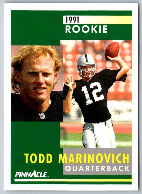 1991 Pinnacle Todd Marinovich #293