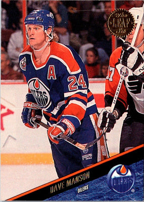 1993 Leaf Dave Manson #159