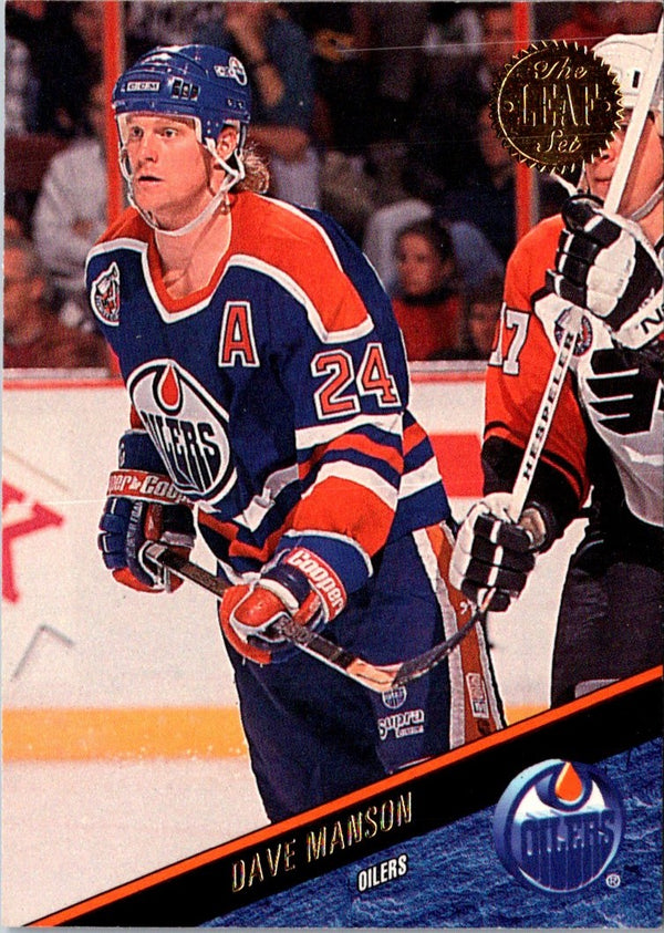 1993 Leaf Dave Manson #159