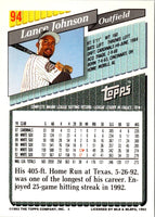 1993 Topps Gold Lance Johnson #94