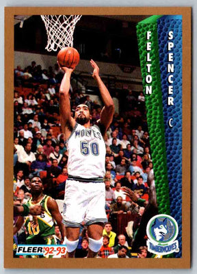 1992 Fleer Felton Spencer #138