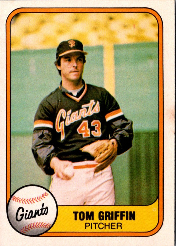 1981 Fleer Tom Griffin #456