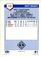 1991 Line Drive AA Rusty Crockett #130