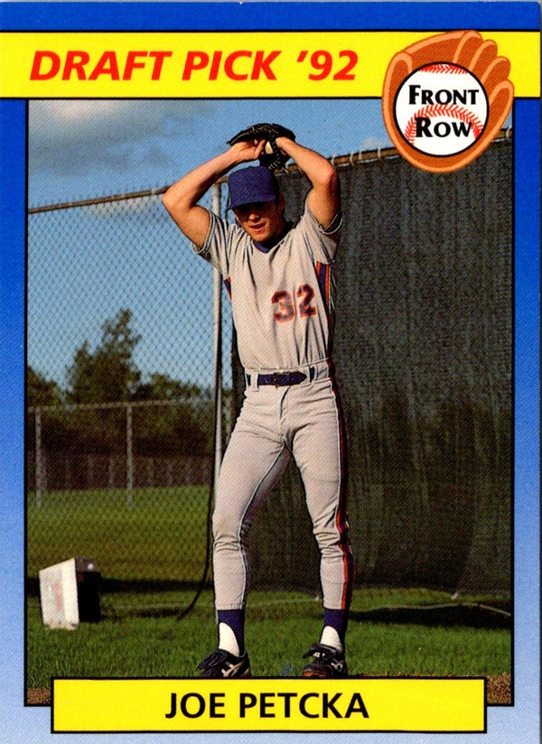 1992 Front Row Draft Picks Joe Petcka #91