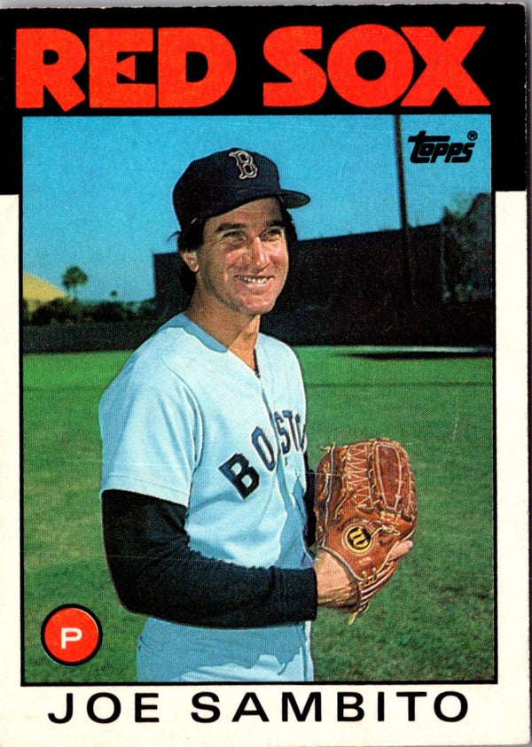 1986 Topps Traded Joe Sambito #97T