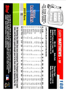 2005 Topps All-Time Fan Favorites Gary Gaetti