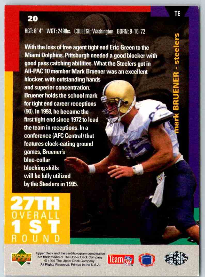 1995 Upper Deck Mark Bruener