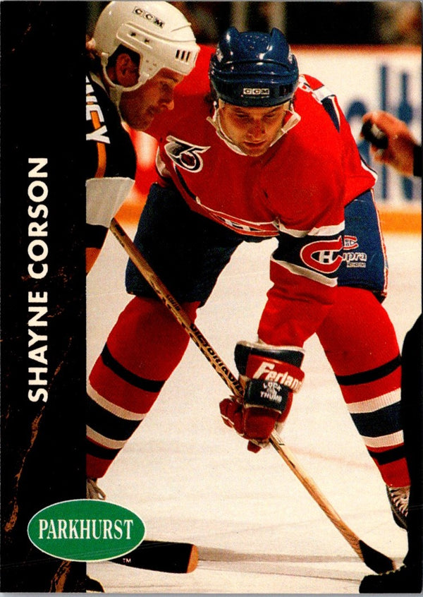 1991 Parkhurst Shayne Corson #86