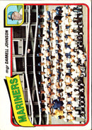1980 Topps Seattle Mariners - Darrell Johnson