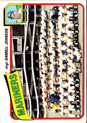 1980 Topps Seattle Mariners - Darrell Johnson #282