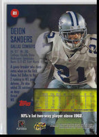 1997 Topps Deion Sanders #21 hot