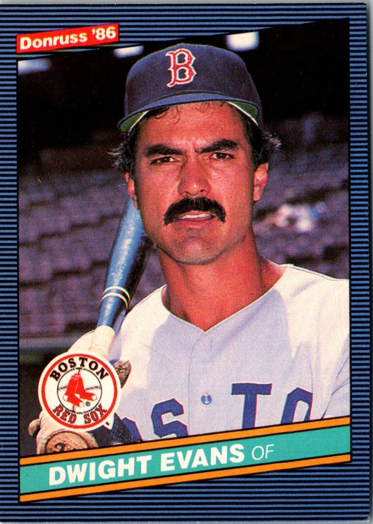 1986 Donruss Dwight Evans