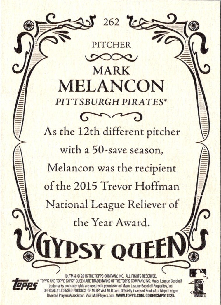 2016 Topps Gypsy Queen Mark Melancon