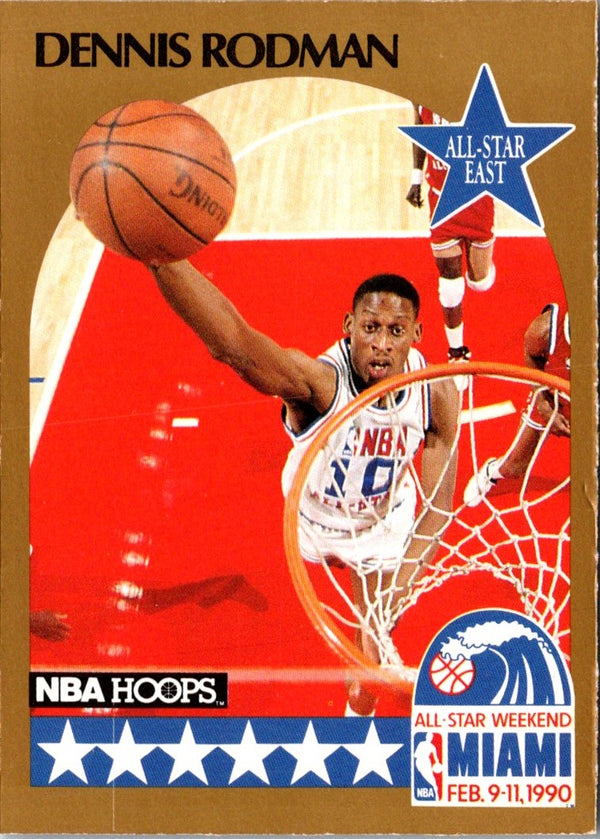 1990 Hoops Dennis Rodman #10