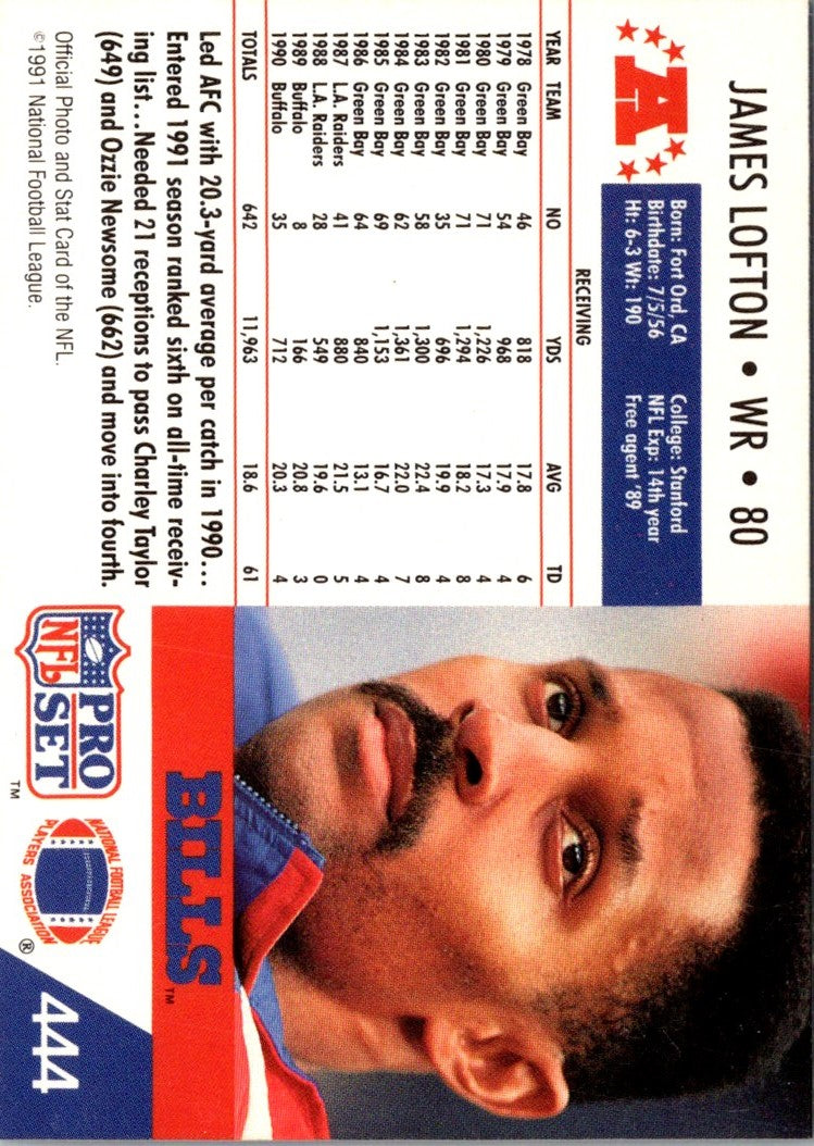 1991 Pro Set Spanish James Lofton