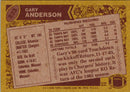 1986 Topps Gary Anderson