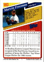 1993 Topps Marvin Freeman #583