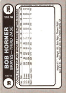 1981 Fleer Star Stickers Bob Horner