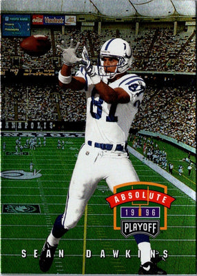 1996 Playoff Absolute Sean Dawkins #38