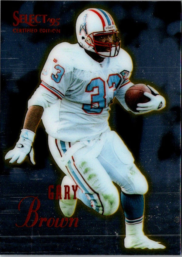 1995 Select Certified Gary Brown #25