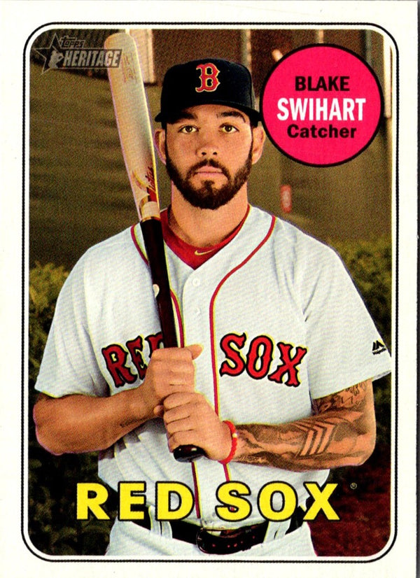 2018 Topps Heritage Blake Swihart #531