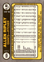 1981 Fleer Allen Ripley #454