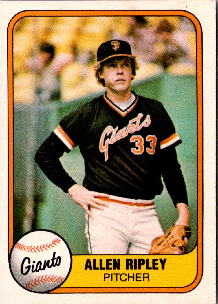 1981 Fleer Allen Ripley