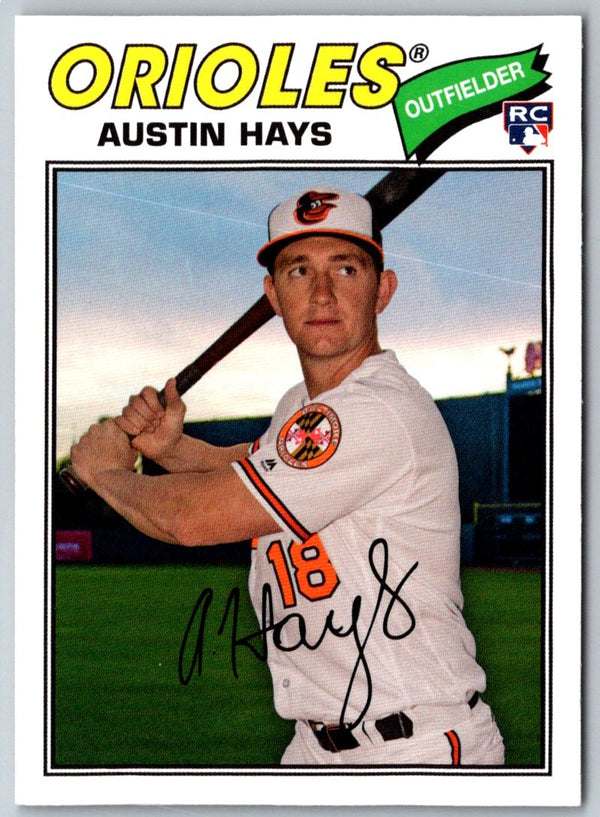 2018 Topps Archives Austin Hays #186 Rookie