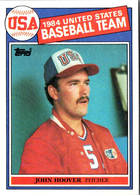 1985 Topps John Hoover #397 Rookie