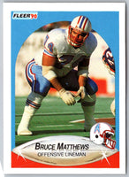 1990 Fleer Bruce Matthews #131
