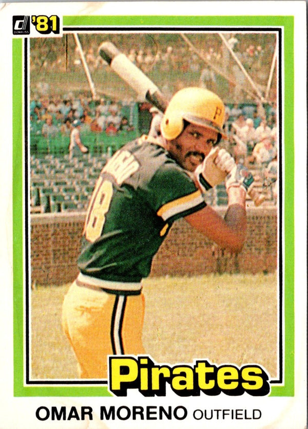 1981 Donruss Omar Moreno #17