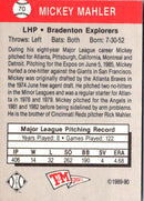 1989 T&M Senior League Mickey Mahler