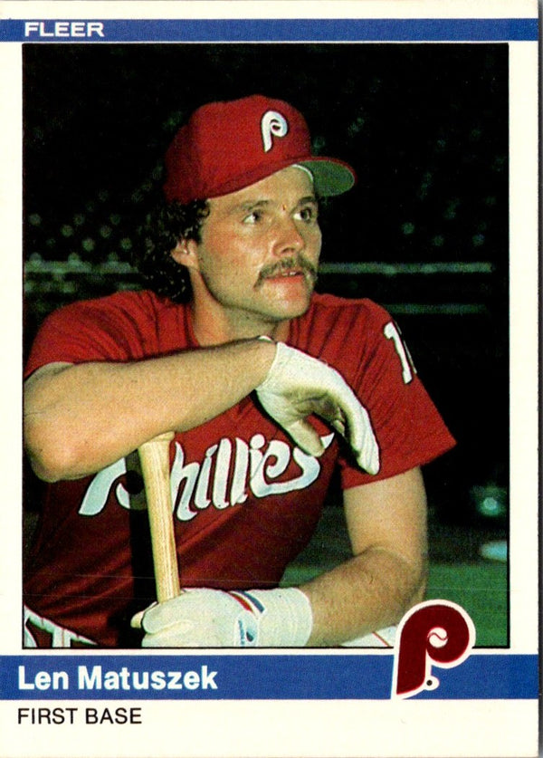 1984 Fleer Len Matuszek #41