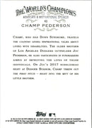 2018 Topps Allen & Ginter Champ Pederson
