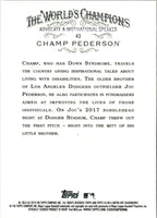 2018 Topps Allen & Ginter Champ Pederson #43