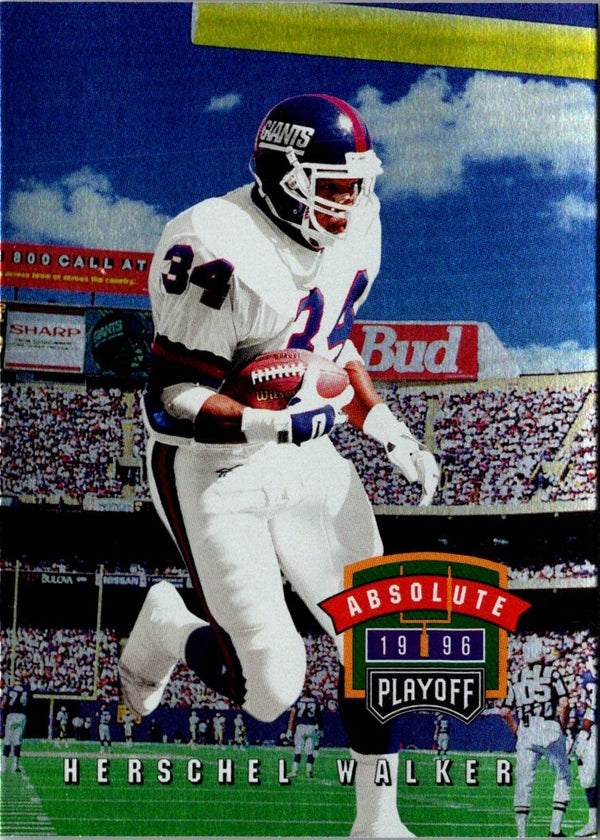 1996 Playoff Absolute Herschel Walker #37