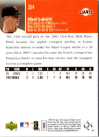 2007 Upper Deck Predictors Postseason San Francisco Giants #PP24