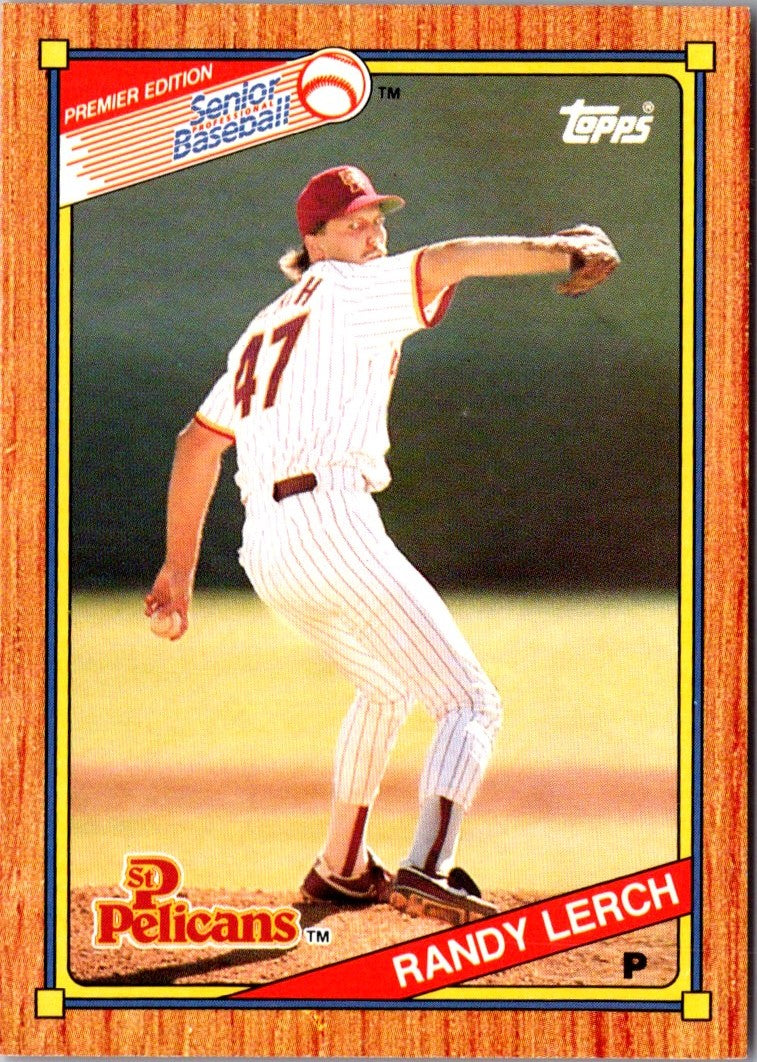 1989 Topps Senior League Randy Lerch